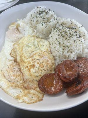 Kona Breakfast Plate with Portuguese Sausage