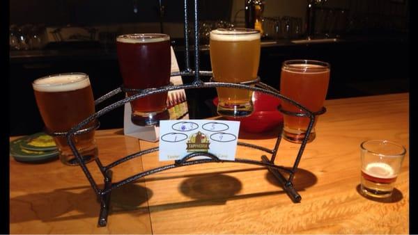 Beer flights! $8