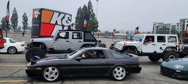 K&N Engineering Cars and Coffee Angel Stadium in Anaheim California