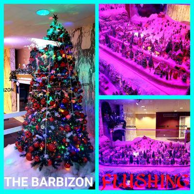 Love the BEAUTIFUL Holiday Windows..This place is Soo classy.. "The Barbizon"..Roosevelt Ave.