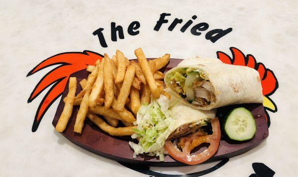 Crispy chicken wrap