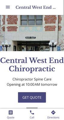 Doctor of Chiropractic since 1982, Dr. Nancy Wilkinson owns Central West End Chiropractic. A known advocate promoting vital-aging through ba