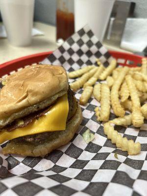 Burger and fries!