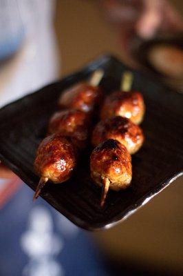 tsukune - chicken meatballs