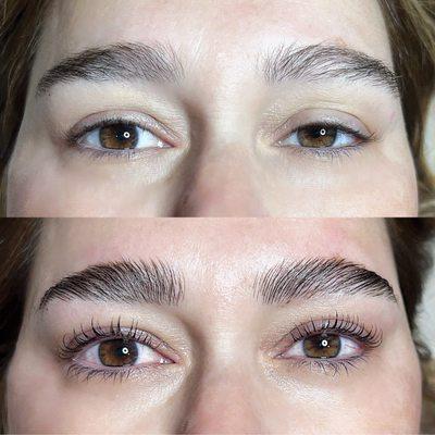 Keratin lash lift And Brow lamination!