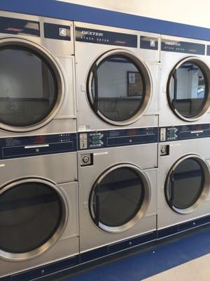 3 load dryers $0.25 for 6 minutes