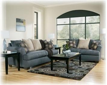 The 39500 Mindy Indigo Sofa/Love Group