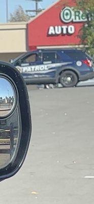 The security guard from Front Range Patrol who just sits and stares me down each and every time he sees me at the Alameda  Crossing .