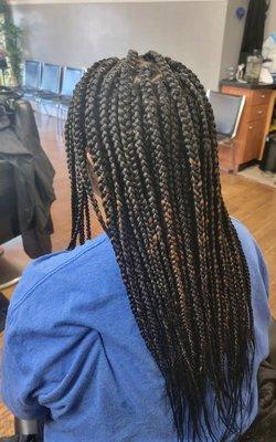 Medium box braids