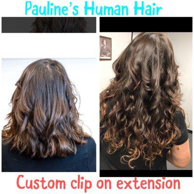 custom clip in extensions  add length or thickness