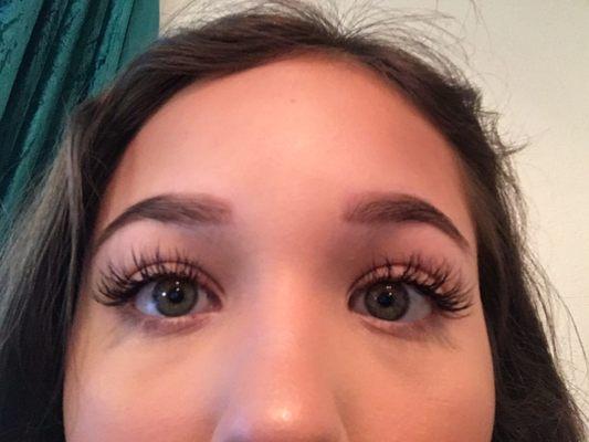 Here are some classic lashes done by Carla. I love how long they are! My lashes last me up to two and a half weeks before I go in for a fill