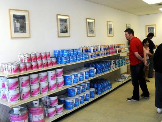 Large in-store selection of stone epoxy at Island Stone Center