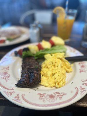 Skirt Steak and Eggs