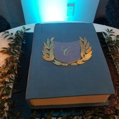 Groom's cake was chocolate and delicious