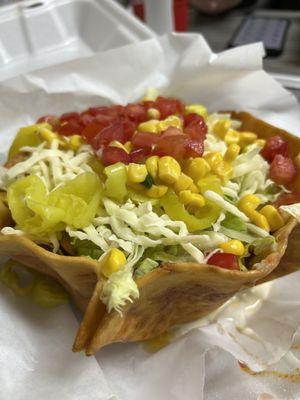 Tortilla Bowl, you pick your ingredients