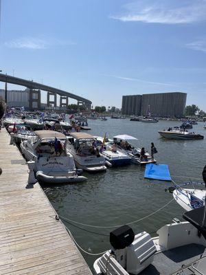 The boat parade