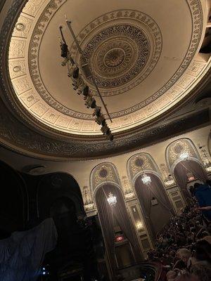 Ceiling of the theater