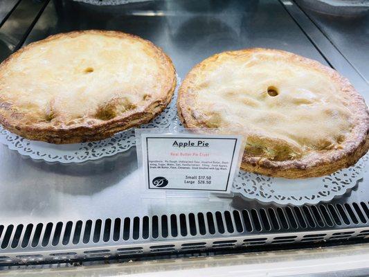 Large Apple Pies