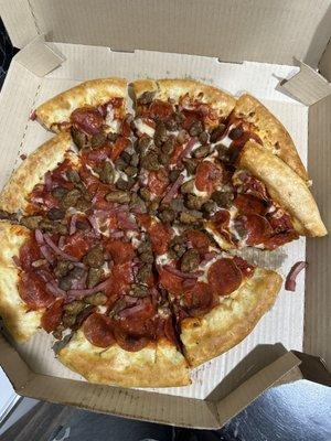 14" Meat Lover's Pizza