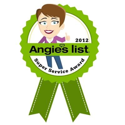 Lynch & Sons earned the prestigious Super Service Award from Angie's List (for the 2nd time!) in 2012. Given to the top 5% in US