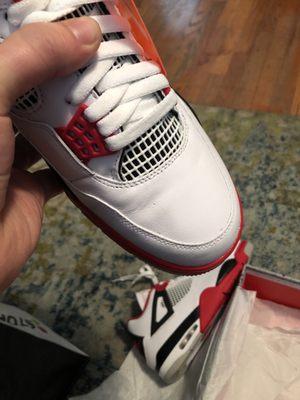 B grade air Jordan 4s that were worn already