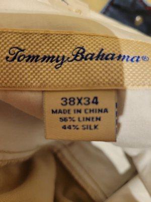 Tommy Bahama tag