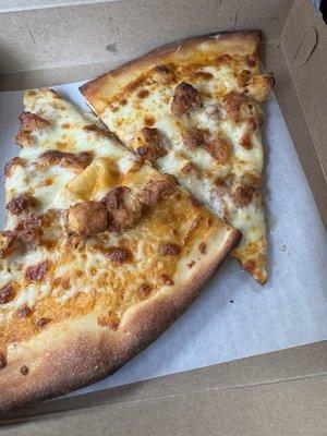 Chicken finger pizza