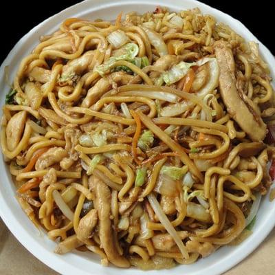 L11 Chicken Lo Mein with Pork Fried Rice