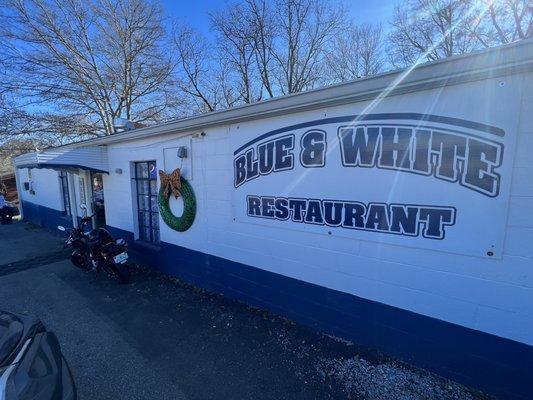 The front of the restaurant