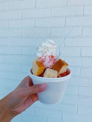 Strawberry Shortcake Sundae