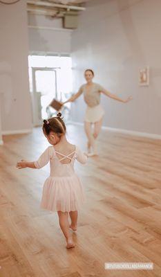 Her first dance as a little ballerina