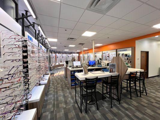 Store Interior at Stanton Optical Store Irving TX 75062