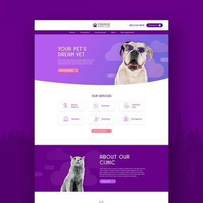 Simple, clean, modern web design in Memphis