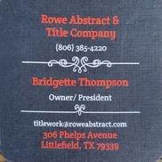 Rowe Abstract & Title Company