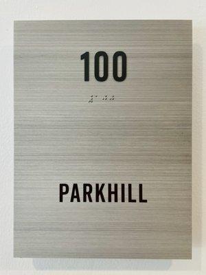 Parkhill Austin Suite Signage