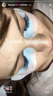 3 week retention