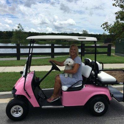 We love our customers! Custom "Barbie" Cart