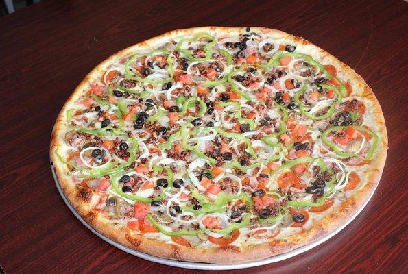 Perfecto special with 9 toppings