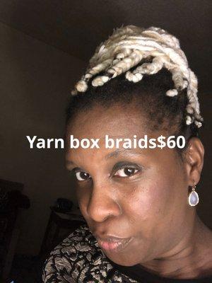 Yarn box braids in any size and color available, check coupons!