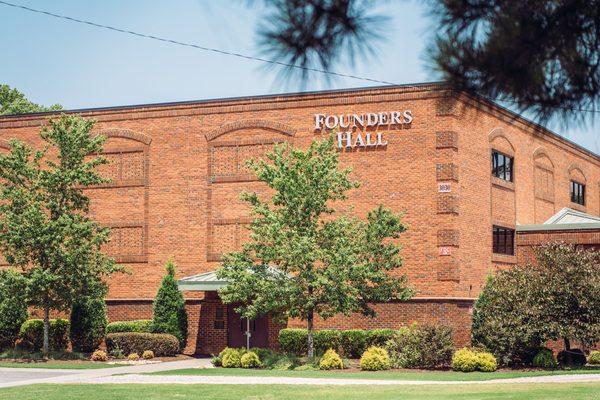 Founders Hall home to Trinity tiger athletics and community events.