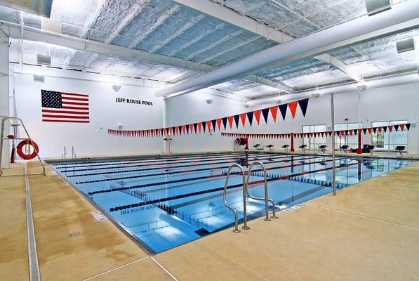 Our 8 lane competition pool named for Olympian Jeff Rouse