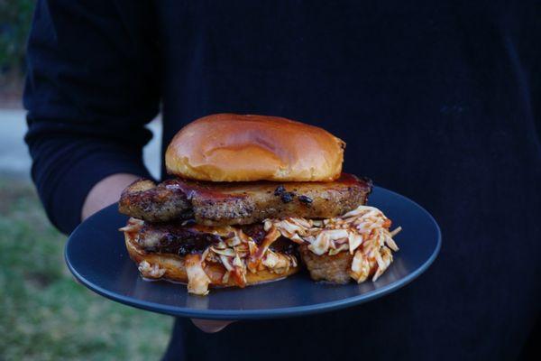 The bbq brisket sandwich