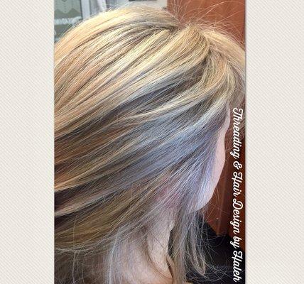 Highlights and color by Haleh.                         www.halehkhairdesign.com