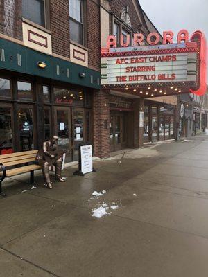 The Bills are mentioned currently on the marquee!!!