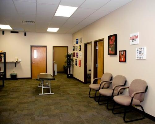 The main treatment room