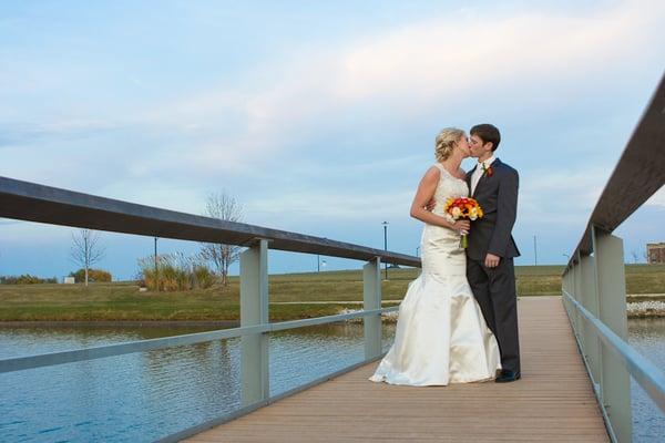 Wedding over Lake Crescent