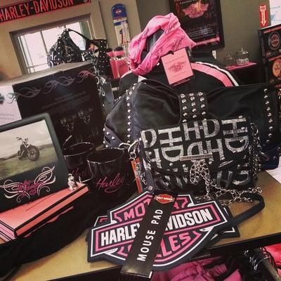 Harley Davidson Pink Label Collection 3% donated to breast cancer  organizations