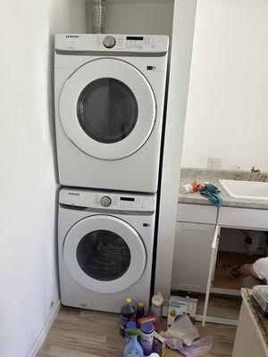 washer and dryer installation