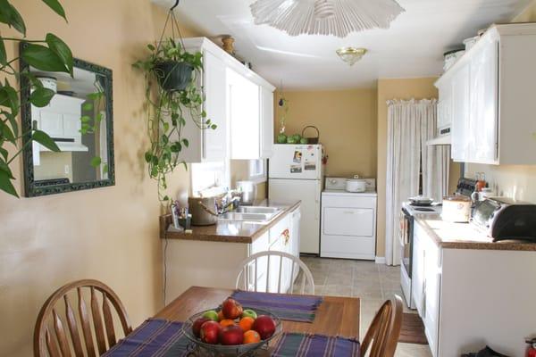 Kitchen is available 24 hours for full meals or simple snacks.