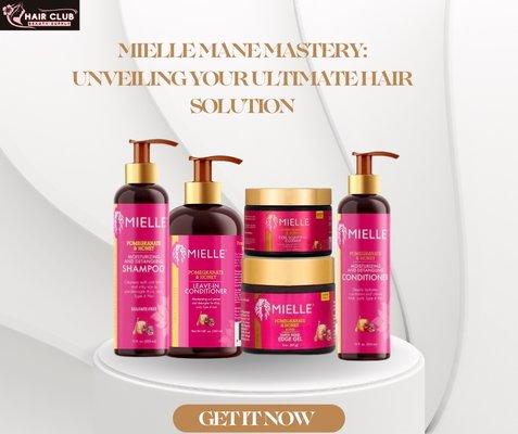 Attention all curl queens and kings!  Say hello to the ultimate haircare dream team - Mielle's Pomegranate & Honey Collection!